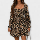Roupão Estampado com Padrão de Leopardo