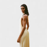 Gala - Vestido de Satin com Decote Halter