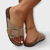Margarida - Sandália Elegante de Cortiça Feminina com Fivela