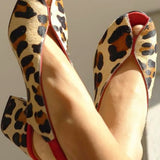 Louison - Sandália Estampada de Leopardo
