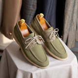 Sapatos Masculinos de Camurça 'Hamptons' com Cadarços