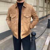 Jaqueta de Camurça Estilo Western