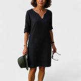 Clara - Vestido Sofisticado e Confortável