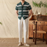 Beaune Camiseta Curta de Algodão Jacquard