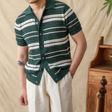 Beaune Camiseta Curta de Algodão Jacquard