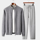 Conjunto de Lã Merino Super Fina em Duas Cores