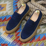 Slip-Ons de Camurça - Estilo Mallorca