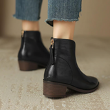 Camila - Botins Elegantes com Salto Baixo
