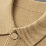 Camisa de Botão em Lã Merino Super Fina