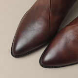 Camila - Botins Elegantes com Salto Baixo
