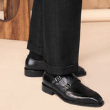 Kingsman Shoes with Double Buckle