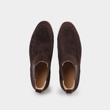 Botins Chelsea em Camurça Marrom