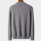 Cardigan de Lã Merino Extra-Fina com Zíper