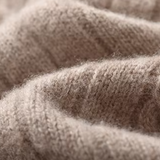 Pullover LANA MERINO Extra-Fino com Ribs e Gola Alta