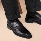 Kingsman Shoes with Double Buckle