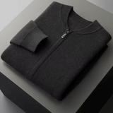 Conjunto Falcone - Confeccionado em Lã Merino Extra-Fina na Cor Preta