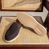 Loafers em Suede Belgas da Du Cap