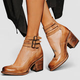 Ginevra - Sapatos de salto alto com tiras múltiplas e sola resistente