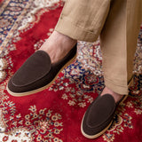 Loafers em Suede Belgas da Du Cap