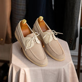 Sapatos Masculinos de Camurça 'Hamptons' com Cadarços