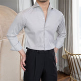 Camisa de Manga Longa 'Mayfair' Listrada