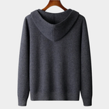 Premium Cashmere Zip-Up Hoodie