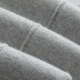 Conjunto Sofisticado de Lã Merino Extra-Fina em Cinza Claro - Luzzo