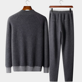 Conjunto Premium de Conforto em Cashmere Cinza Escuro - Torino