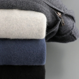 Premium Cashmere Zip-Up Hoodie