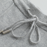 Conjunto Sofisticado de Lã Merino Extra-Fina em Cinza Claro - Luzzo