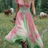 Serena - Vestido Maxi Floral Curto