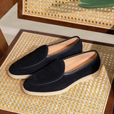 Loafers em Suede Belgas da Du Cap