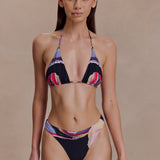 Bikini Triângulo Brianna - Estampa Multi-Impressão Fluid Reverie
