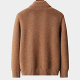 Cardigan de Cashmere 100% com Gola Estilo Xale