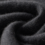 Cardigan de Caxemira 100% com Zíper Duplo - Cinza Escuro