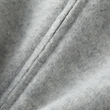 Conjunto Sofisticado de Lã Merino Extra-Fina em Cinza Claro - Luzzo
