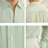 Camisa Seersucker com Listras Positano