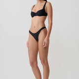 Bikini Top com Aros - Preto
