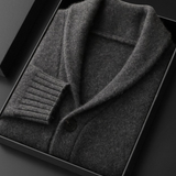 Cardigan de Cashmere 100% com Gola Estilo Xale