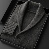 Cardigan de Cashmere 100% com Gola Estilo Xale