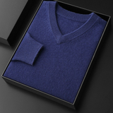 100% Cashmere V-Neck Pullover