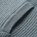 Cardigan de Cashmere Premium com Acabamentos em Canelado