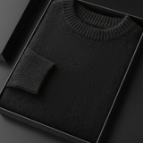 Pullover Crewneck em Puro Cashmere Preto