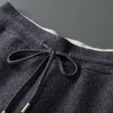 Conjunto Damien em Lã Merino Extra-Fina - Cinza Escuro
