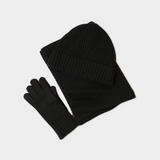 Essenciais de Inverno em Lã Merino Extra Fina - Cor Preta