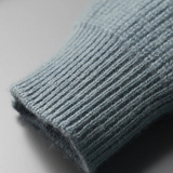 Cardigan de Cashmere Premium com Acabamentos em Canelado