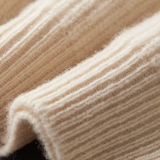 Meia Zip em Lã Merino Extra-Fina com Fecho de Correr
