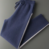 Conjunto de Relaxamento em Cashmere Premium - Azul Marinho Milano