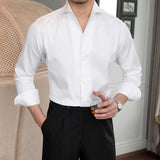 Camisa de Manga Longa 'Mayfair' Listrada