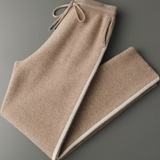 Conjunto de Relaxamento em Cashmere Bege - Estilo Milano